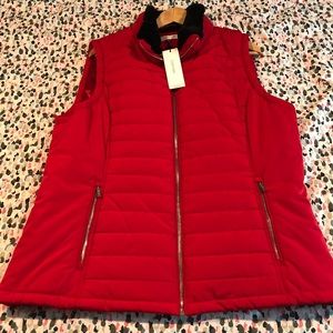 XL Calvin Klein Red Puffer Vest